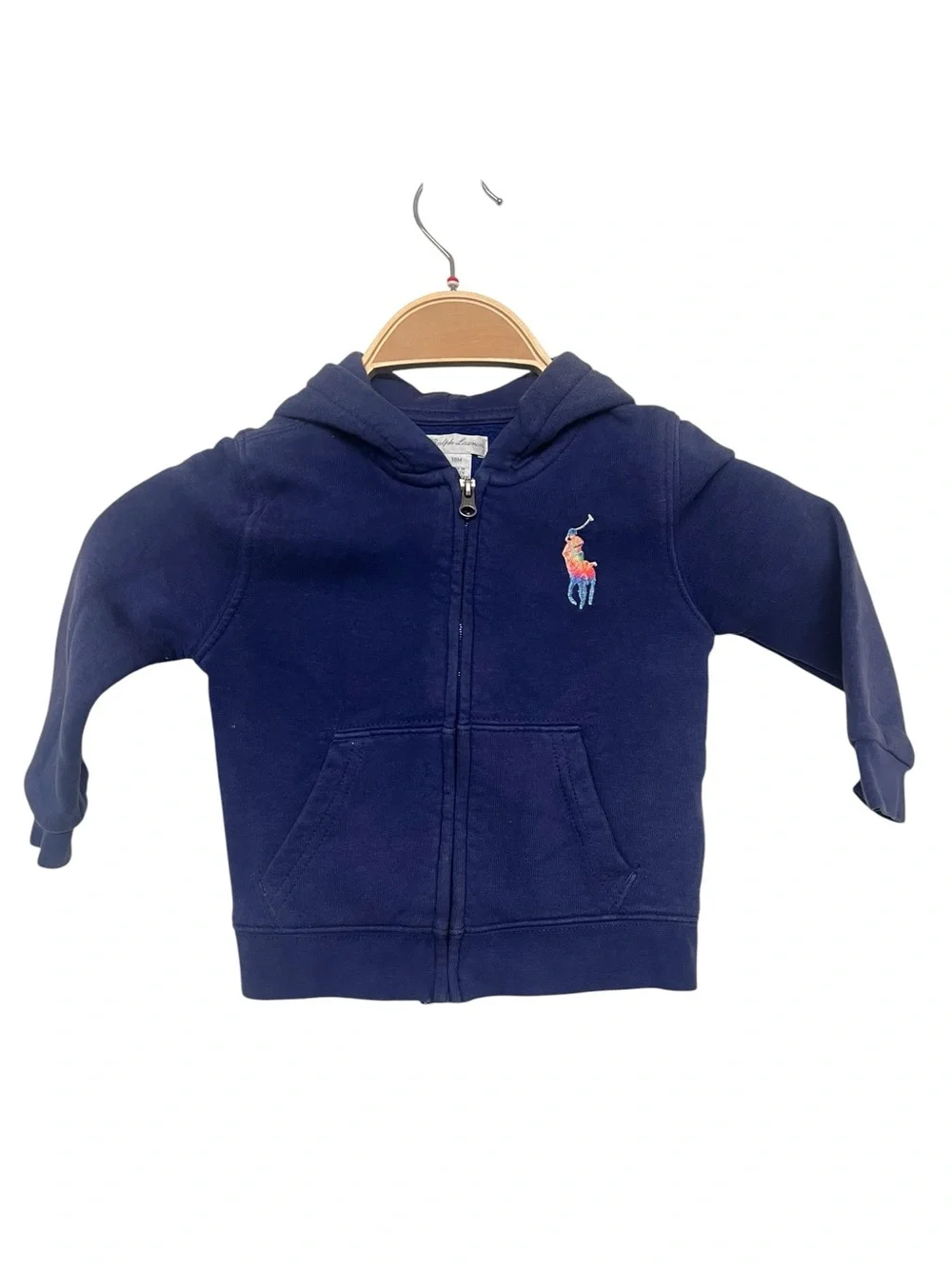 Ralph‎ Lauren Navy Zip Hoodie Toddler 18 Months